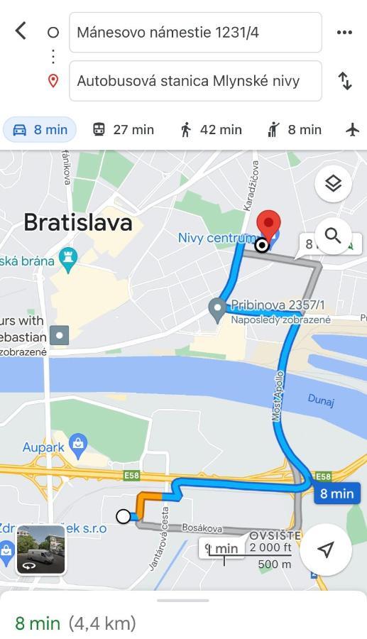 Private Room 1 Km From Center With Kitchen Μπρατισλάβα Εξωτερικό φωτογραφία